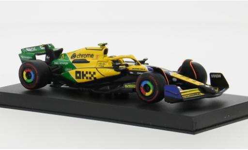 McLaren F1 1/43 Burago MCL38 Formel 1 GP Monaco 2024 Team #4 L.Norris 1:43 Bburago diecast model cars