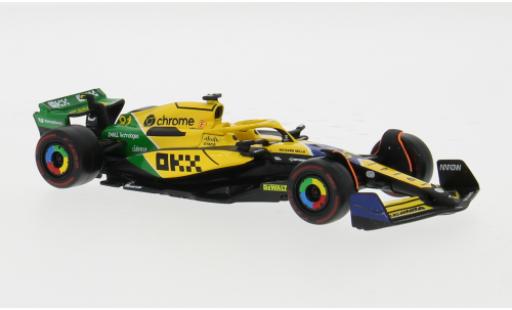McLaren F1 1/43 Burago MCL38 Formel 1 GP Monaco 2024 Team #81 O.Piastri 1:43 Bburago diecast model cars