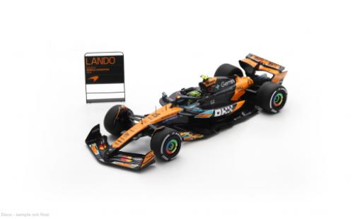 McLaren F1 1/43 Spark MCL39 Formel 1 GP Abu Dhabi 2025 Team #4 L.Norris 1:43
