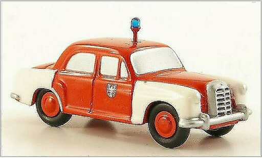 Mercedes 180 Base 1/90 Schuco Ponton Fire brigade Frankfurt diecast model cars