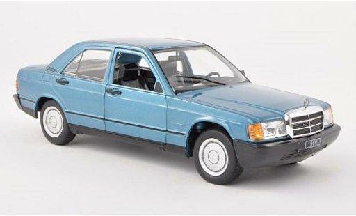 Mercedes 190 Base 1/24 WhiteBox (W201) blue 1983 diecast model cars
