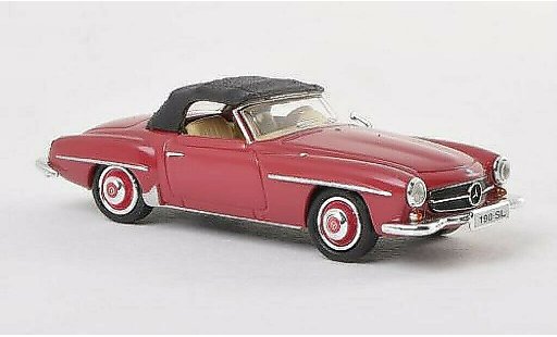 Mercedes 190 Base 1/87 Ricko red diecast model cars