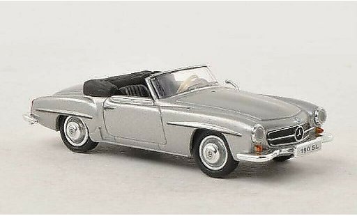 Mercedes 190 Base 1/87 Busch (W121 BII) grey 1955 diecast model cars