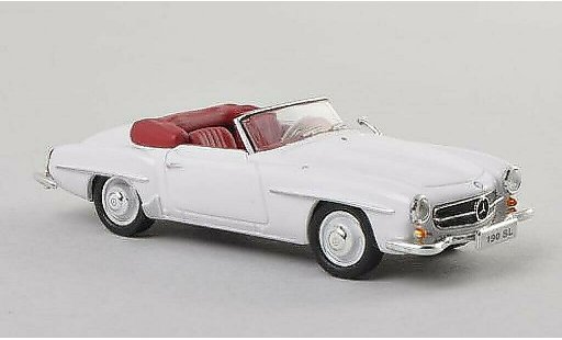 Mercedes 190 Base 1/87 Ricko white diecast model cars
