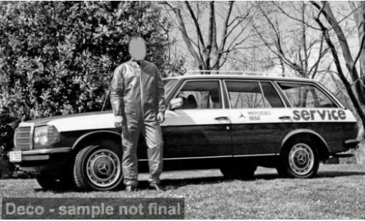 Mercedes 200 1/18 I Norev T-Modell (S123) 1980 Service 1:18 diecast model cars