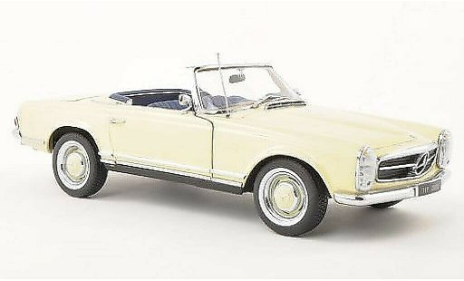 Mercedes 230 SL 1/18 Norev (W113) beige Prasentation IAA 1963 diecast model cars