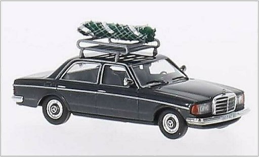 Mercedes 240 Coupe 1/87 Busch D (W123) metallic grey diecast model cars