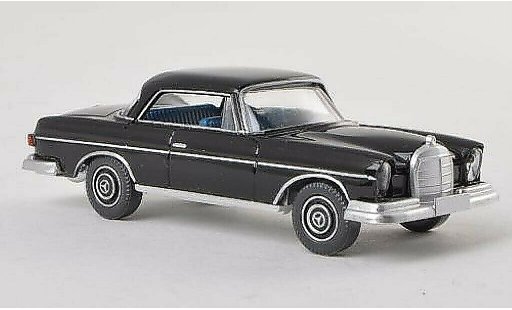 Mercedes 250 Coupe 1/87 Wiking SE (W111) black diecast model cars