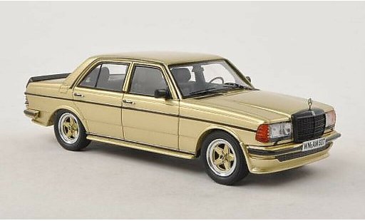Mercedes 280 Coupe 1/43 Neo E (W123) AMG gold 1980 diecast model cars