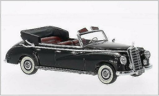 Mercedes 300 Cabriolet 1/43 Minichamps Convertible (W186) black 1952 diecast model cars