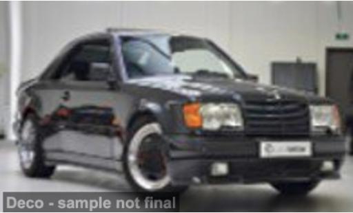 Mercedes 300 1/43 Solido CE 6.0 AMG schwarz 1988 1:43 diecast model cars