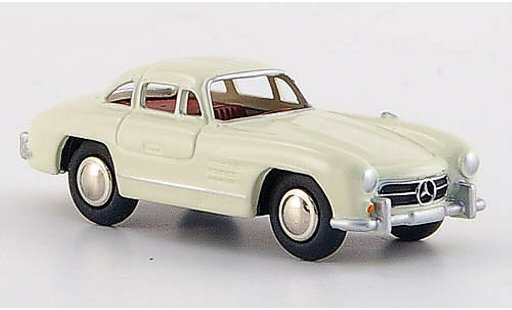 Mercedes 300 Base 1/87 Bub creme-white rotes Interieur 1954 diecast model cars