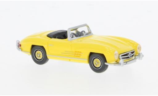 Mercedes 300 1/87 Wiking SL gelb 1957 1:87 diecast model cars
