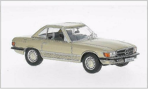 Mercedes 350 Base 1/43 WhiteBox (R107) metallic beige 1971 diecast model cars