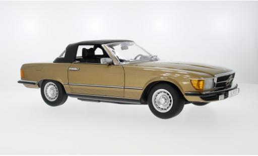 Mercedes 450 1/12 KK Scale SL (R 107) gold/schwarz 1985 1:12 diecast model cars