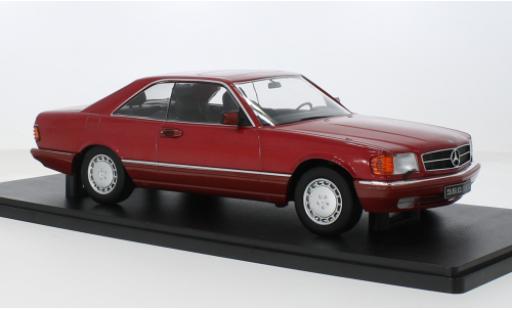 Mercedes 500 1/18 KK Scale SEC (C126) rot 1:18 diecast model cars