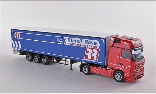 Mercedes Actros Gigaspace 1/87 AWM 2 Aerop. Giga.-KSZ Rose diecast model cars