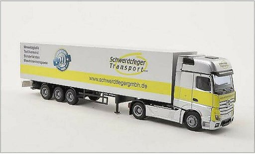 Mercedes Actros Gigaspace 1/87 AWM 2 Gigaliner Schwerdtfeger trunk-SZ diecast model cars