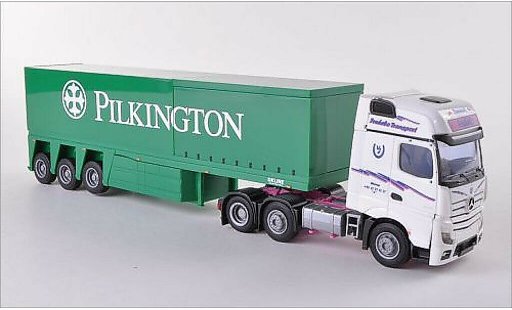 Mercedes Actros Gigaspace 1/87 AWM 2 Frebedo (DK) / Pilkington Innenlader-SZ diecast model cars