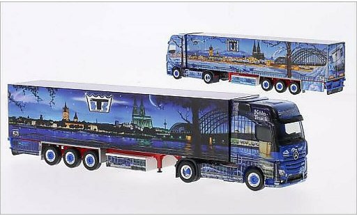 Mercedes Actros Gigaspace 1/87 Herpa Giga. Koln Truck Spedition Schumacher diecast model cars