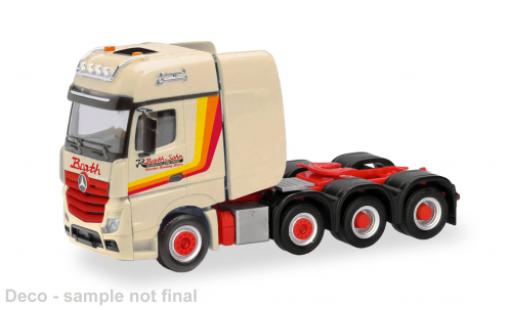 Diecast model cars Mercedes Actros Gigaspace Barth 1/87 Herpa
