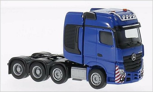 Mercedes Actros Gigaspace 1/87 Herpa SLT Schwerlastzugmaschine blue diecast model cars