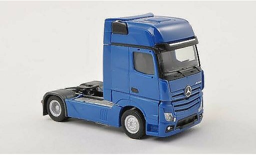 Mercedes Actros Gigaspace 1/87 Herpa Zugmaschine blue diecast model cars