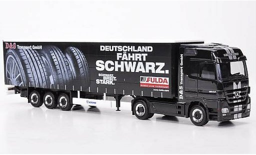 Mercedes Actros Base 1/87 Herpa LH 08 Gardinenplanen-SZ Fulda diecast model cars