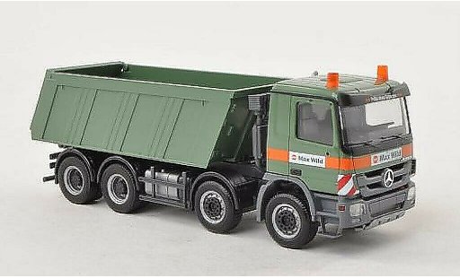 Mercedes Actros Base 1/87 Herpa M 08 Max Wild Kipper-LKW 4-achs diecast model cars