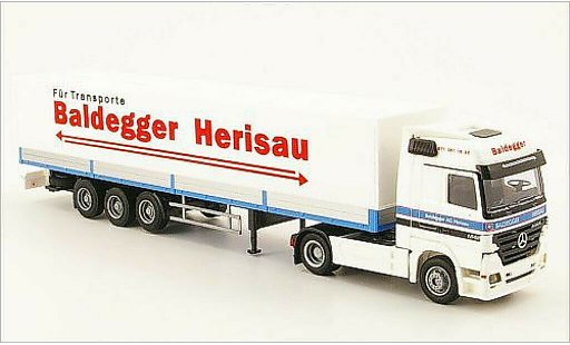 Mercedes Actros Base 1/87 AWM MP2 LH/Aerop. Baldegger flatbedn-SZ diecast model cars