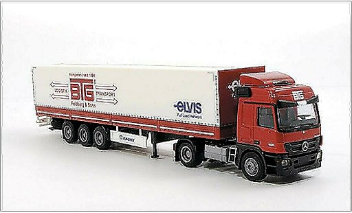 Mercedes Actros Base 1/87 AWM MP3 L/Aerop. BTG Feldberg & Sohn flatbedn-SZ diecast model cars