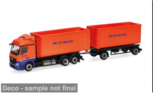 Diecast model cars Mercedes Actros Streamspace 2.3 Deutrans 1/87 Herpa
