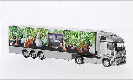 Mercedes Actros Streamspace 1/87 Herpa 2.3 EDEKA Querbeet 2011 diecast model cars