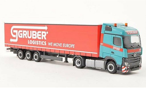Mercedes Actros Streamspace 1/87 Herpa 2.5 Lowliner-SZ Gruber (I) diecast model cars