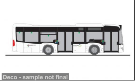 Mercedes Citaro 1/87 Rietze K 2012 Salzburg Verkehr (A) 1:87 diecast model cars