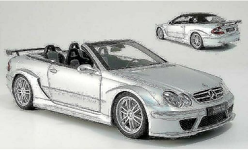 Mercedes C DTM 1/18 Kyosho K AMG Convertible grey diecast model cars