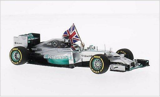 Mercedes F1 2014 1/43 Spark W05 Hybrid No.44 GP Petronas formula 1 GP Abu Dhabi diecast model cars