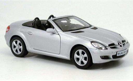 Mercedes Classe SLK 1/24 Welly SLK 350 silber 1:24 diecast model cars