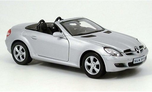 Mercedes Classe SLK Base 1/24 Welly 350 grey diecast model cars