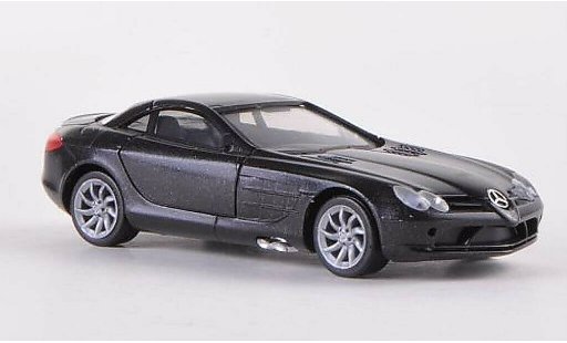 Mercedes SLR Base 1/87 Herpa McLaren black innen grey 2004 diecast model cars