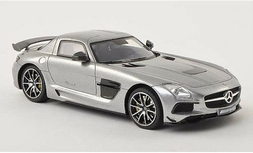 Mercedes SLS Black Series 1/43 Minichamps AMG (C197) grey 2013 diecast model cars