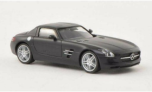 Mercedes SLS Coupe 1/87 Herpa AMG (C197) matt-black diecast model cars