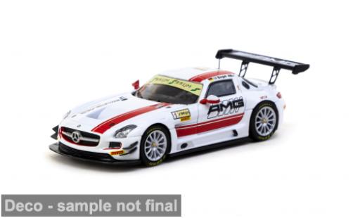 Mercedes SLS 1/64 Tarmac Works AMG GT3 FIA GT World Cup Macau GT Cup 2015 AMG Driving Academy #1 M.Engel 1:64 diecast model cars