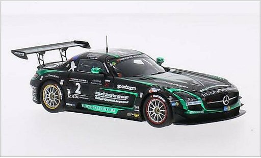 Mercedes SLS GT3 1/43 Spark AMG No.2 Black Falcon Racing 24h Dubai 2015 diecast model cars