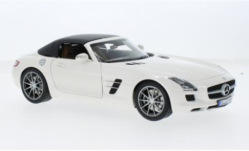Mercedes SLS 1/18 Norev AMG Roadster weiss 1:18 diecast model cars