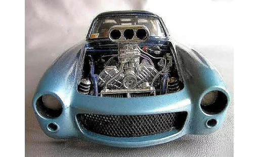 Mercedes 300 Base 1/18 Burago pro street 1954 diecast model cars