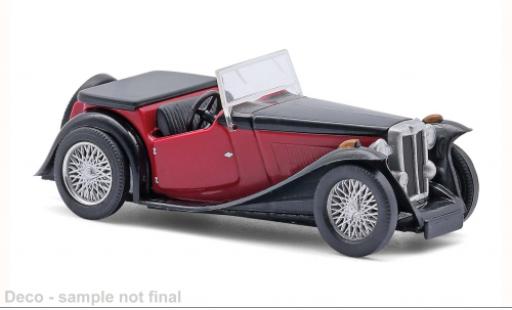 MG Midget 1/87 Busch TC rot/schwarz 1945 1:87 diecast model cars