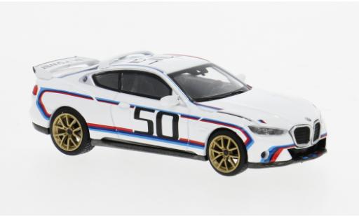 Bmw 3.0 1/64 Mini GT CSL weiss/Dekor 1:64 diecast model cars