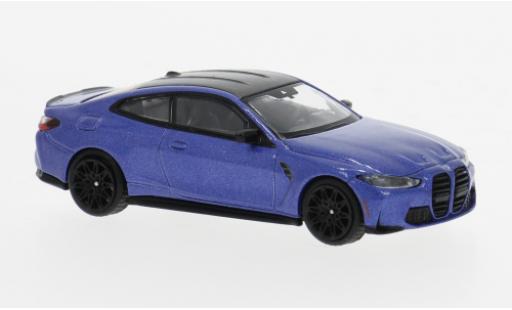 Bmw M4 1/64 Mini GT Competition (G82) blau/schwarz 2024 1:64 diecast model cars