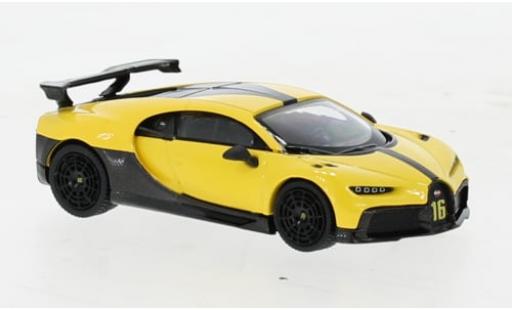 Bugatti Chiron 1/64 Mini GT Pur Sport gelb 1:64 diecast model cars